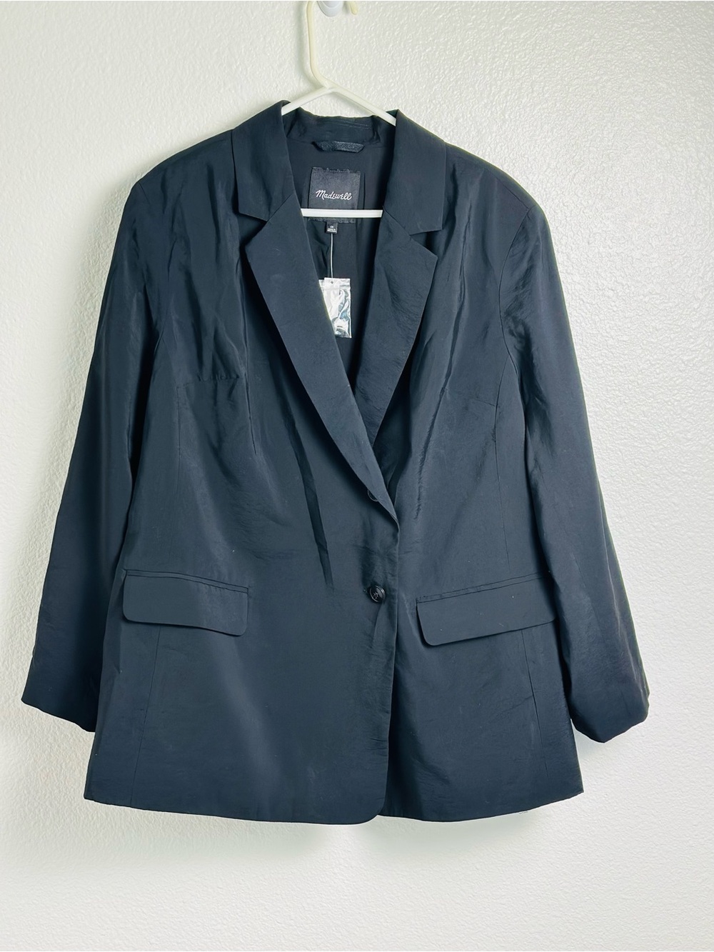 Madewell Women’s The Relaxed Blazer In Softdrape Size 1X - Picture 2 of 6